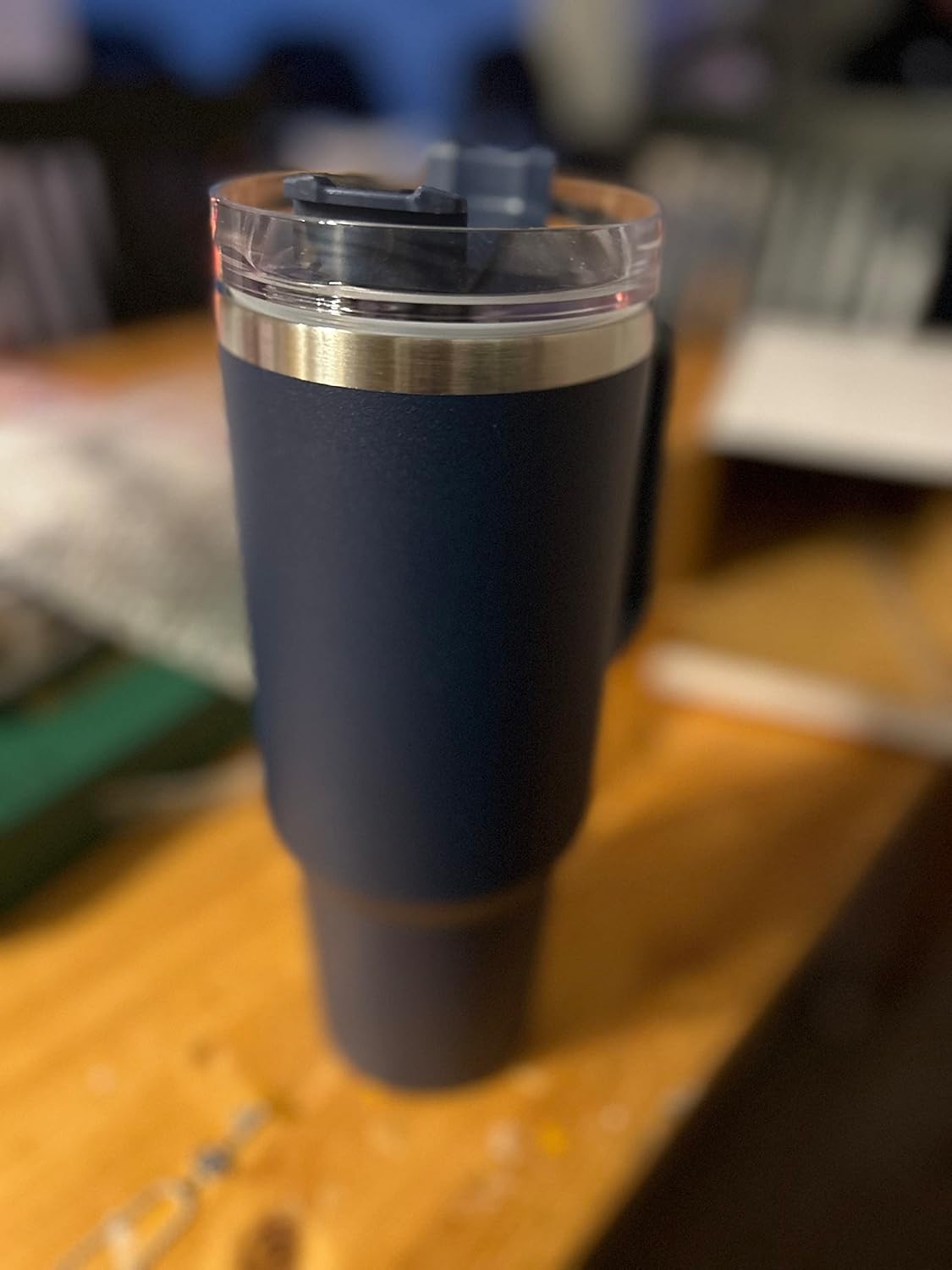 40 Oz - Nuevo Vaso De Acero Inoxidable 304 De 40 Oz Con Asa
