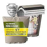 The Original Winter Pipe Insulation Cover (0˚F) - Extra-Thick EVA+NBR (UV-Coated) Insulated Backflow Preventer Freeze Protection, Pump Cover, Sprinkler/Well/Valve Head Cover - (14