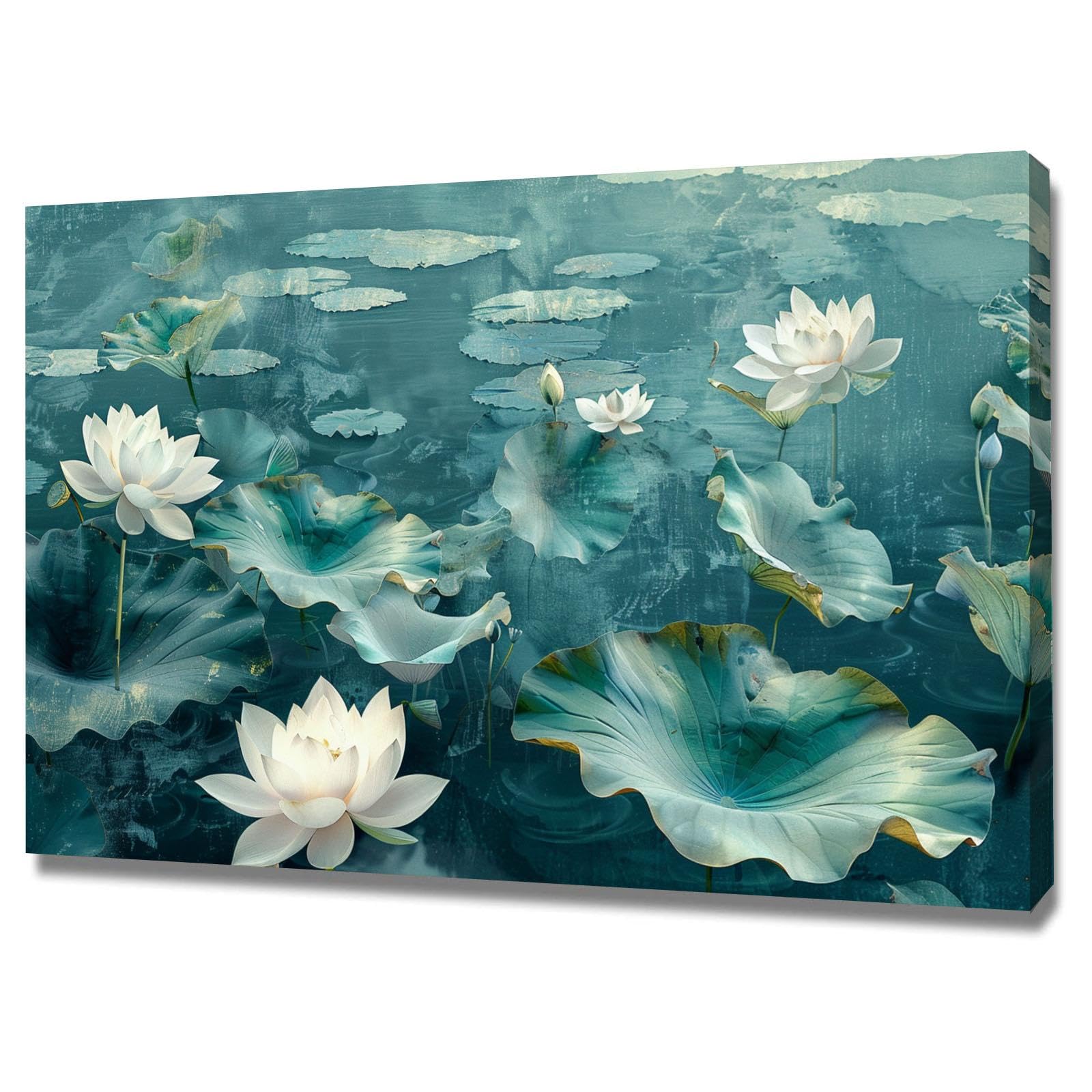 Art abstrait floral paysage tableau decoration murale salon