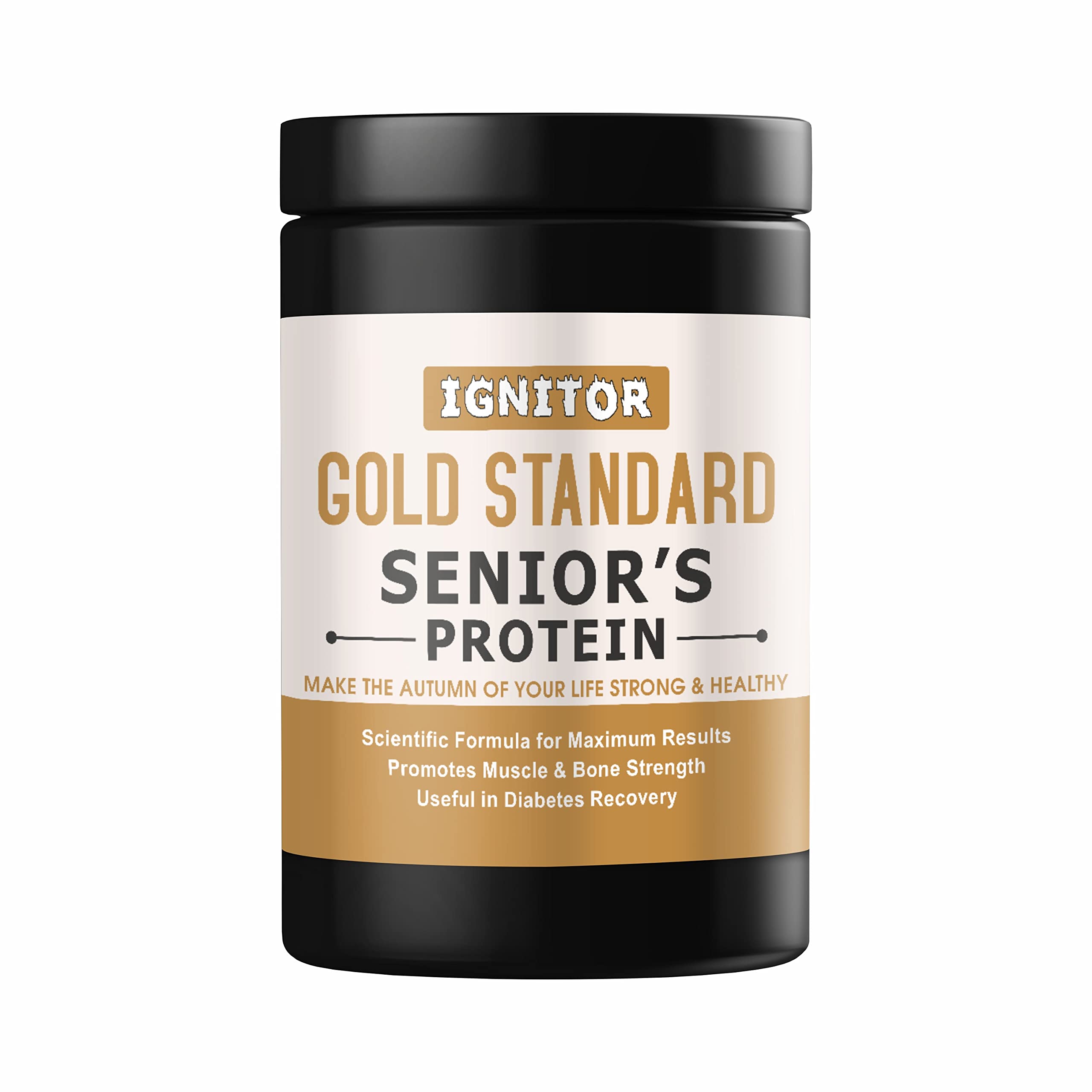 IGNITOR Protein Powder Supplement For Senior Citizen 40+ Protein Blend, Whey Protein, Soy Protein, vitamins Promote Muscle & Bone trength Useful in Diabetes Recovery, Sugar Free Chocolate Flavor 360gm (B0BJ7FVSQB) Amazon Price History, Amazon Price Tracker