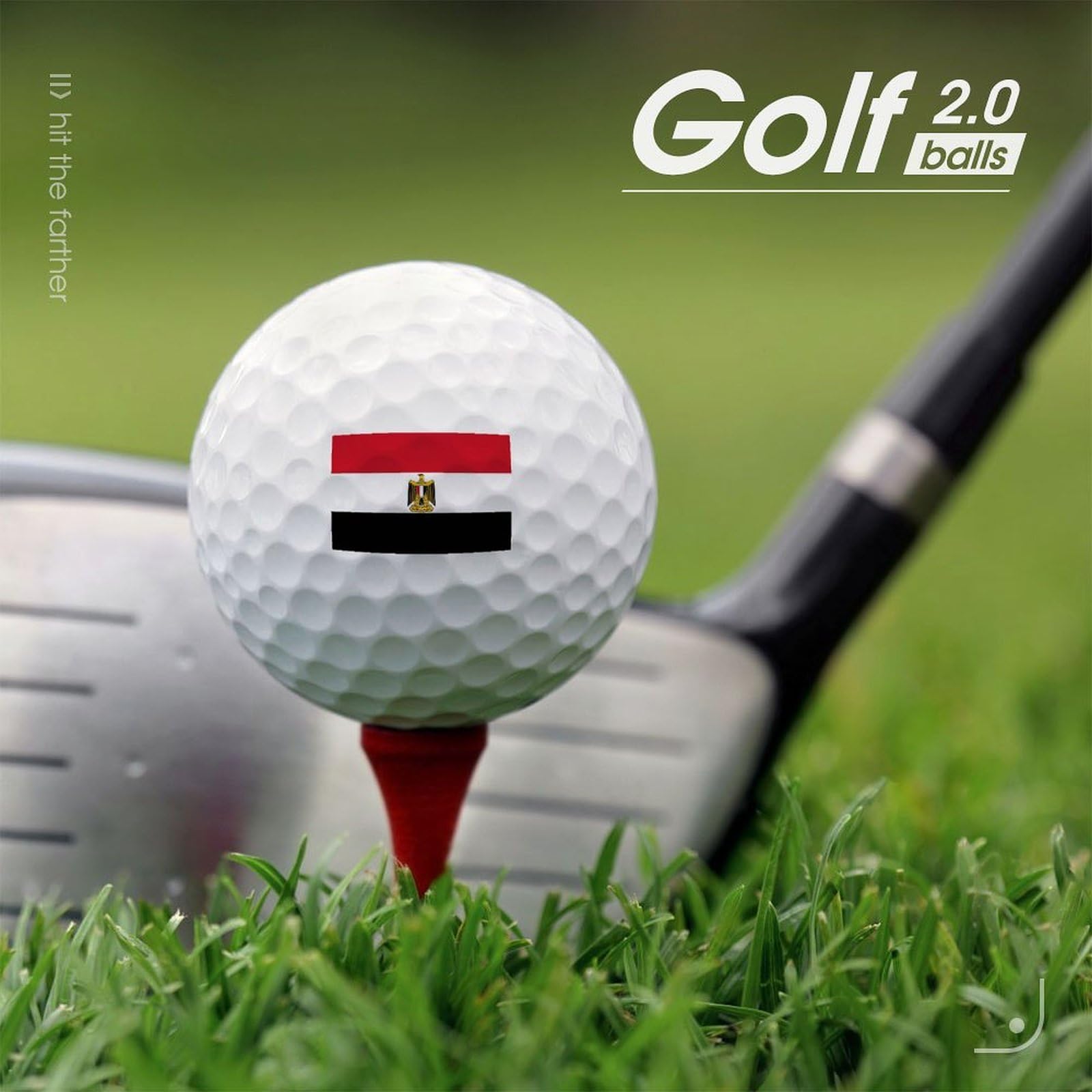 Pelotas De Golf Personalizadas E Impresas Divertidos Accesorios De Golfistas con La Bandera De Egipto Regalo Original para Amantes del Golfistas Papá Y Esposo