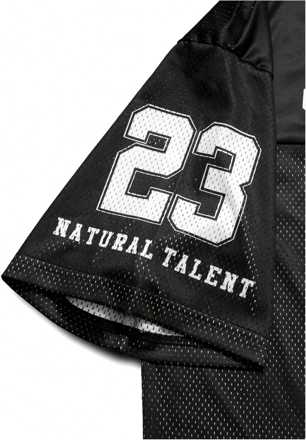 GORGLITTER Men's Number Graphic Jersey Shirts Short Sleeve V Neck Sports T Shirt Top - Image 5