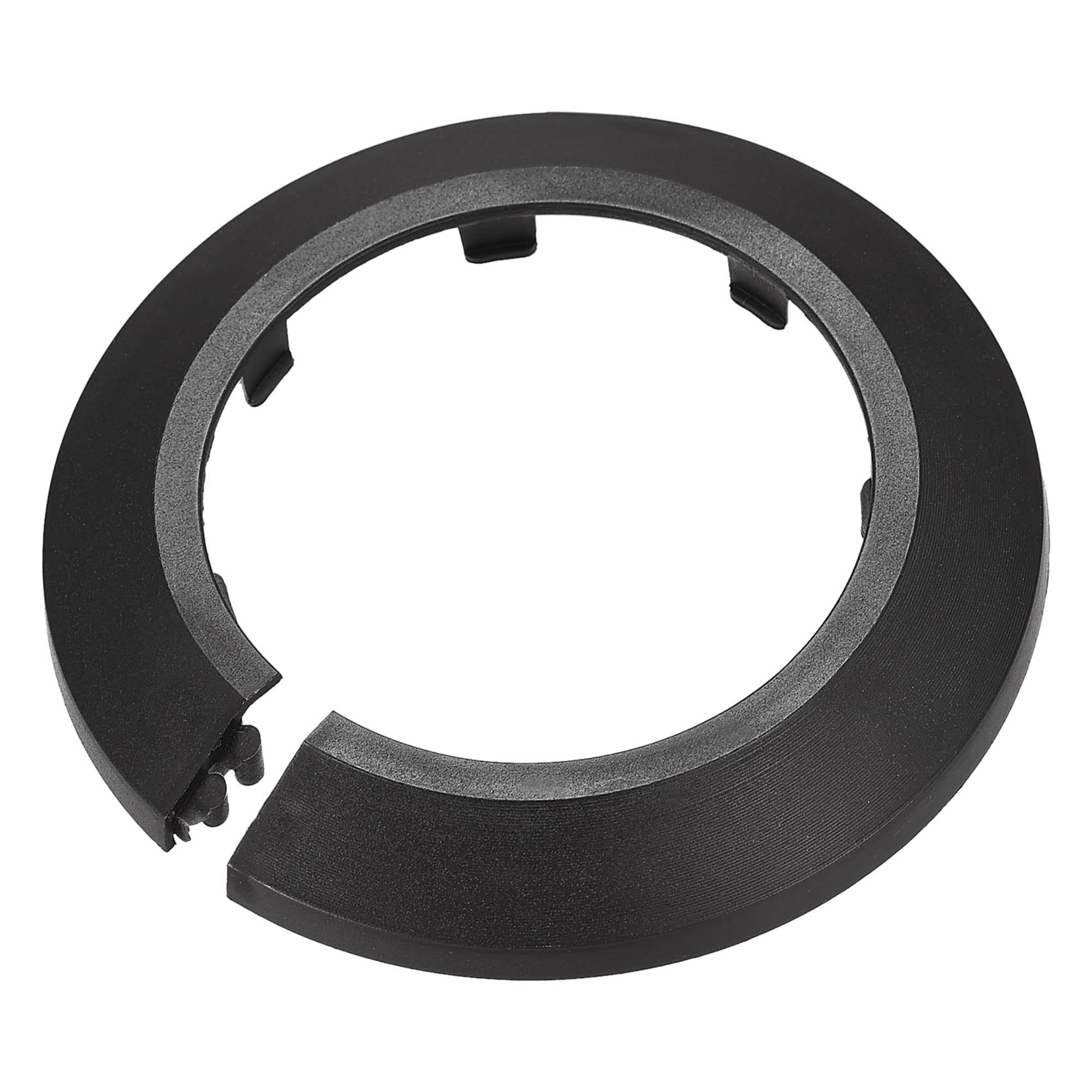 TOP-VIGOR 10pcs 64mm Pipe Cover Decoration, Click-in PP Plastic Escutcheon Pipe Collar for Water Pipe Drain Line