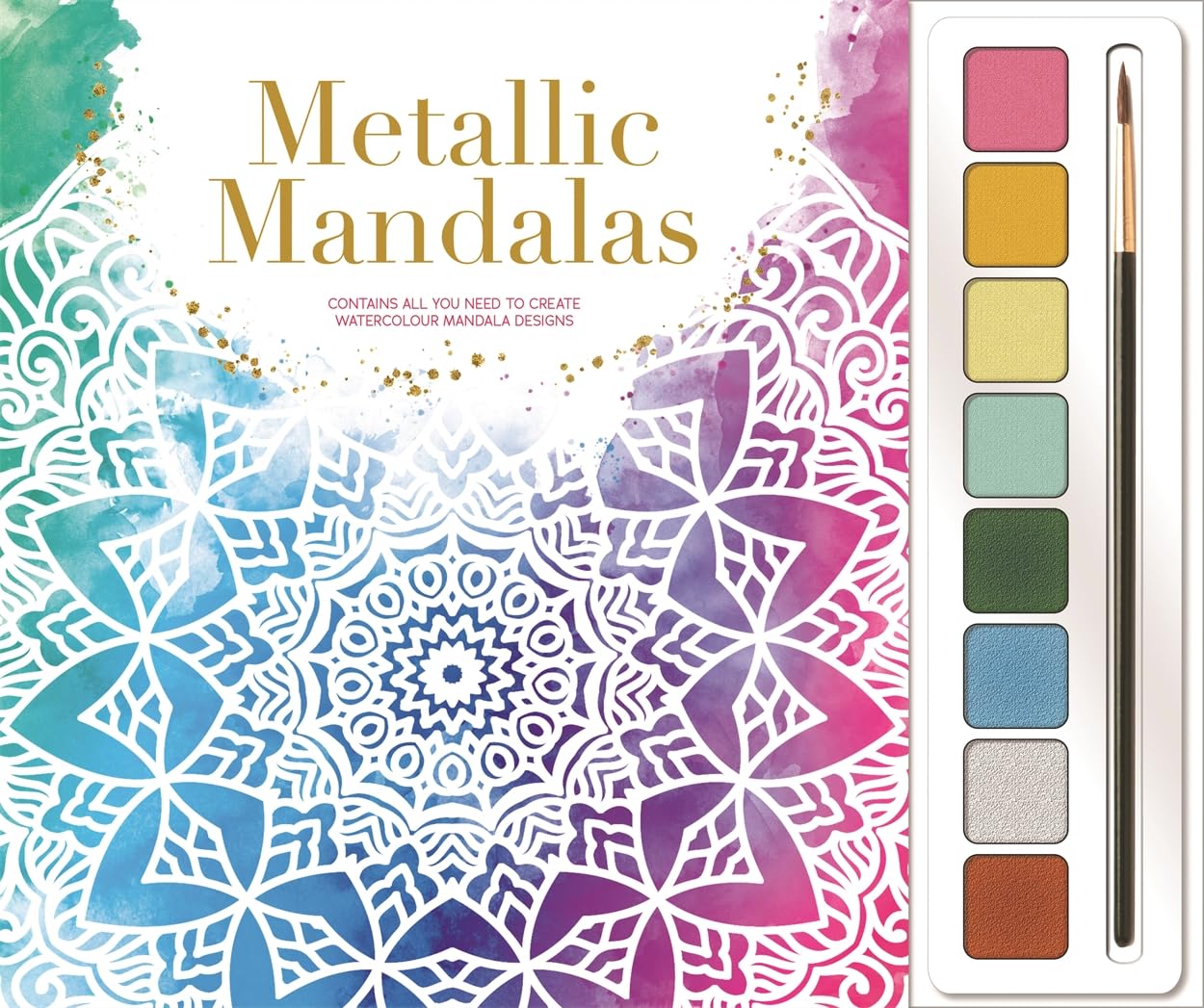 Igloo Books Ltd Metallic Mandalas Hardback Book