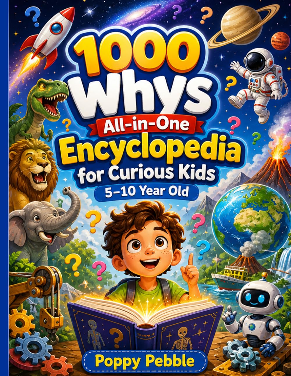 1000 Whys All-in-One Encyclopedia for Curious Kids 5–10 Year Old: Big Questions About the Human Body, Astronomy, Geography, and Engineering Wonders