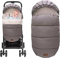 Miracle Baby Stroller Bunting Bag - Warm Fleece Footmuff with Easy Zippers, 2-in-1 Convertible Blanket for Infants Toddlers