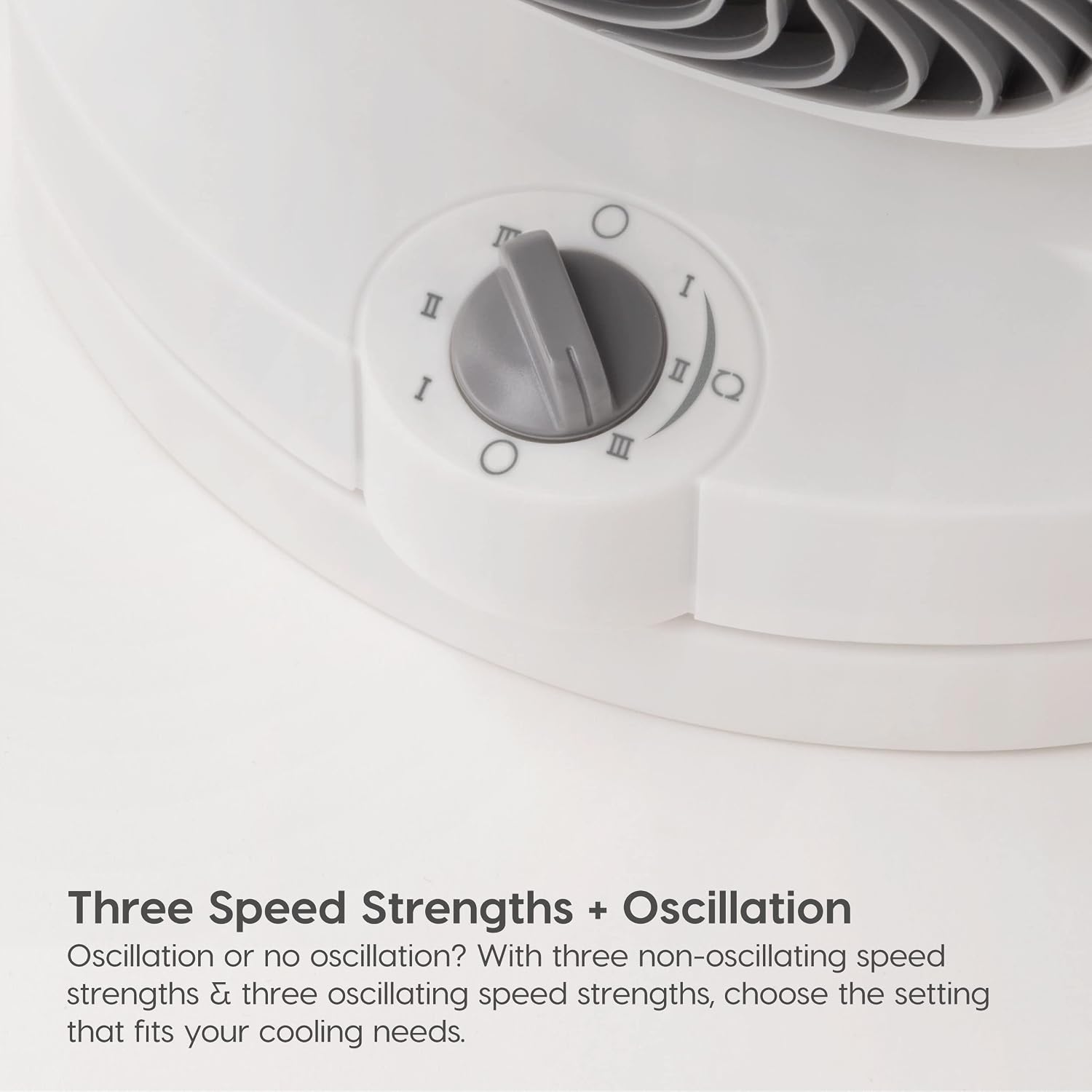 IRIS USA WOOZOO Oscillating Fan, Vortex Fan, Air Circulator, Desk Fan, Portable Fan, 3 Speed Settings, 6 Tilting Head Settings, 74ft Max Air Distance, Large, Black