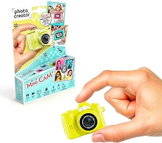 Canal Toys - Photo Creator - Mini Appareil Photo Enfant & Vidéo Numérique - Mini Caméra pour Créer des Souvenirs - Cadeau Enfant 8 Ans + - 14 Filtres – Flash+Micro - Format Voyage - CLK 062 Jaune