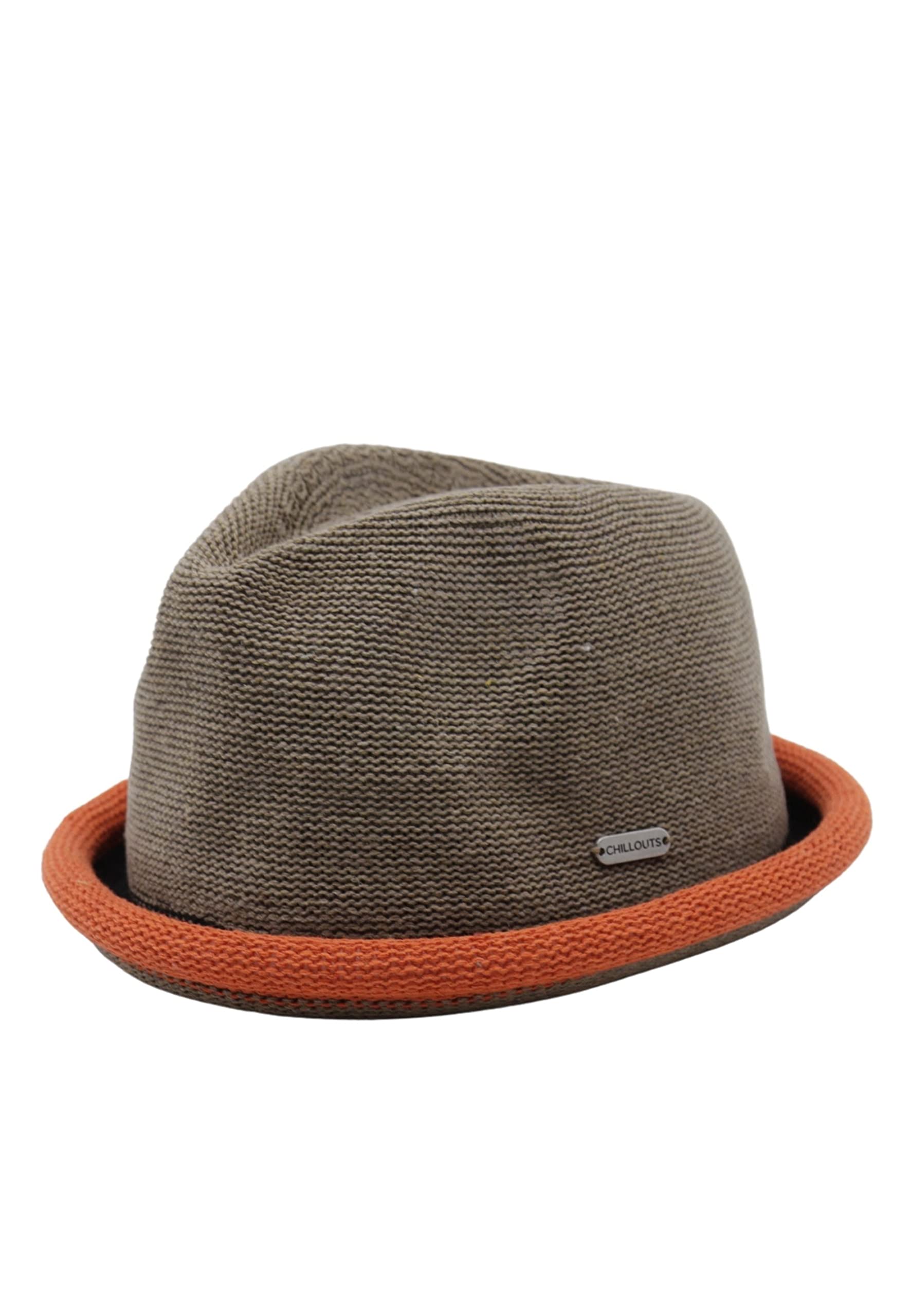 CHILLOUTS Boston Player Hat Women/Men - Trilby Summer Women´s Spring-Summer - M (56-57 cm) Brown