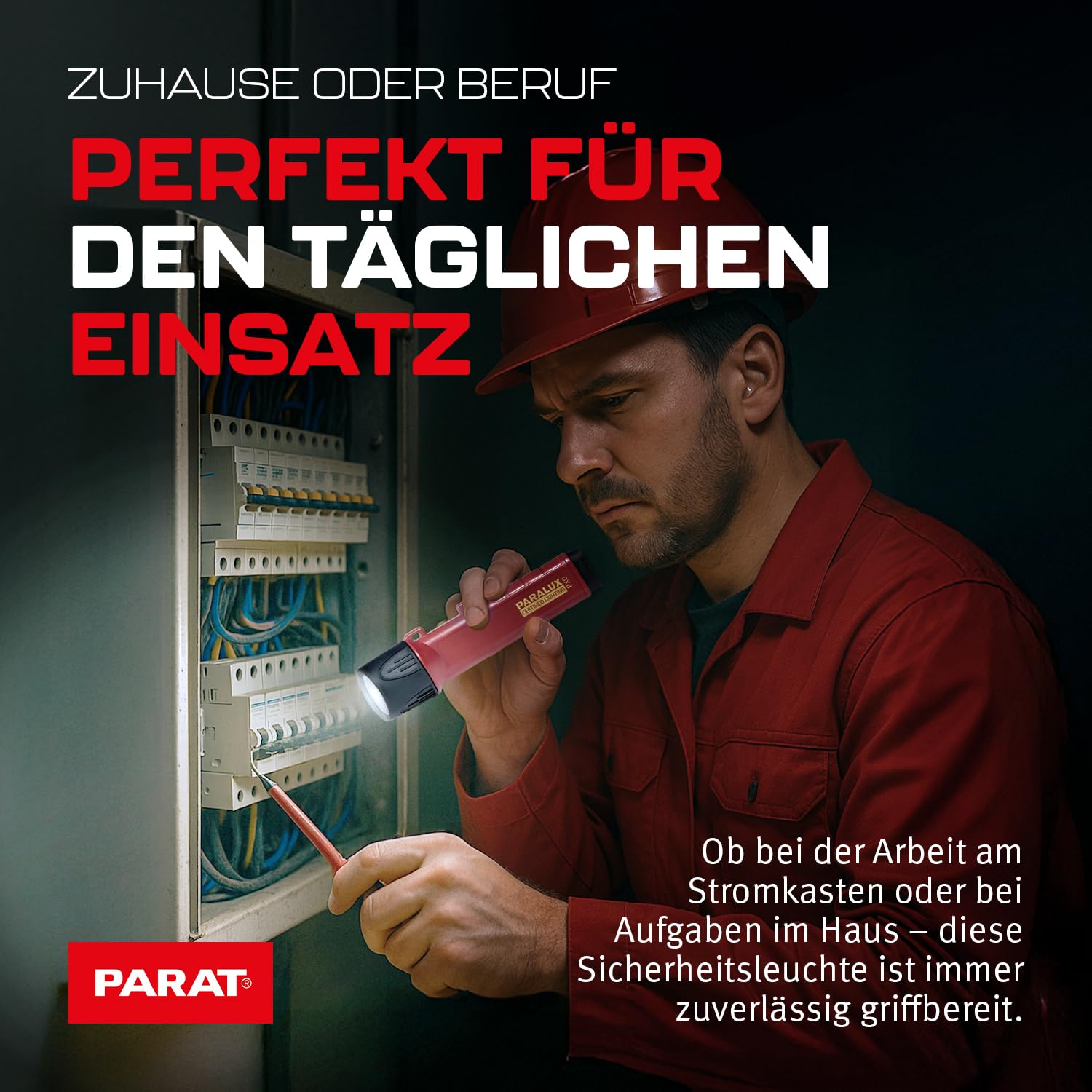 Parat 6.901.152.155 - Torcia a LED PX1 ad alte prestazioni, plastica conduttiva, certificata ATEX e StaubEx