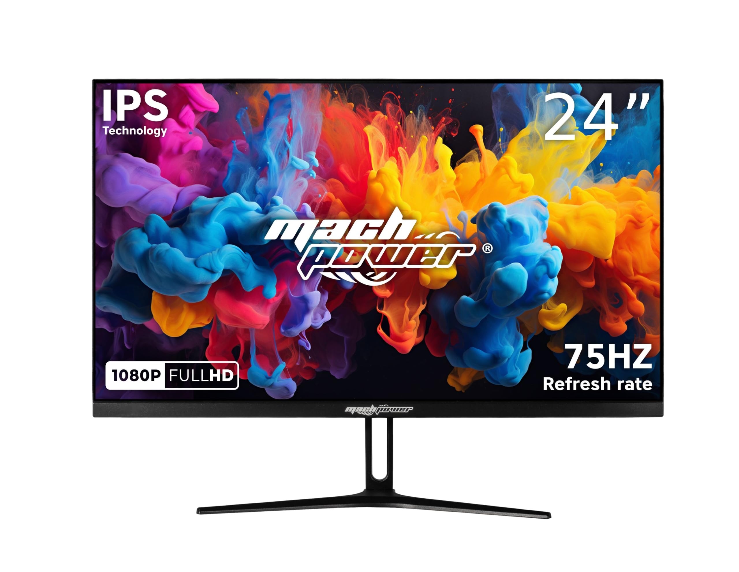 Monitor LED 23.8" IPS Full HD 1080p, 75Hz, Low Blue Light, Angolo di Visione 178°, Design Ultra Sottile per Casa, Ufficio e Multimedia (EB-FM24MIPS)