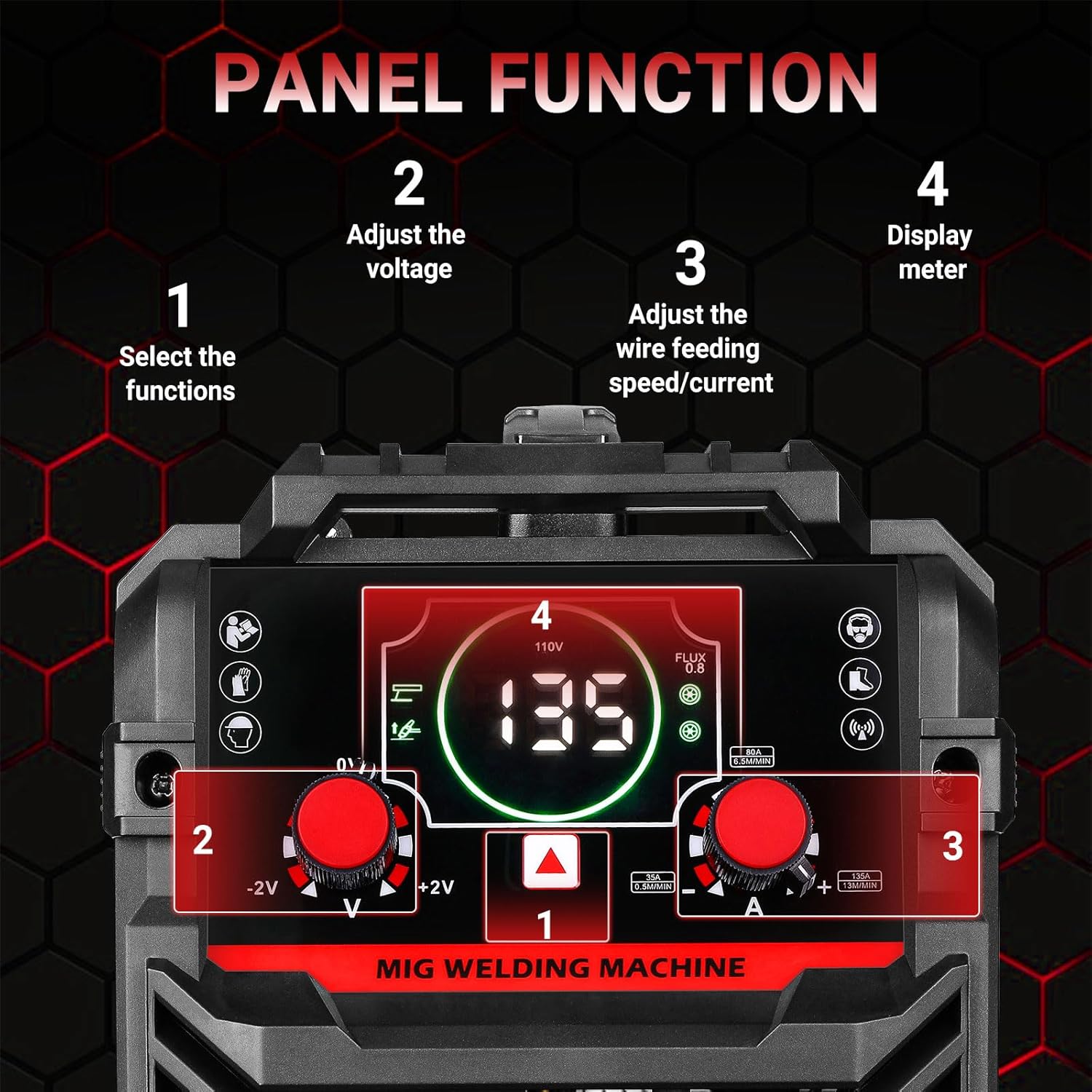 DEKO 135A-MIG 3-in-1 인버터 아크 용접기 사용 설명서