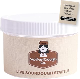 Motherdough Co. Sourdough Starter- Live, Fresh & Active Ancient and Mature Sour dough Starter Culture – The Best Sourdough Bread Starter (2 oz., Ancient & Mature)