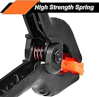 Vista 3 de Paquete de 20 abrazaderas de resorte, abrazaderas de resorte de 3.5 pulgadas, resistentes para manualidades y abrazaderas de resorte de plástico