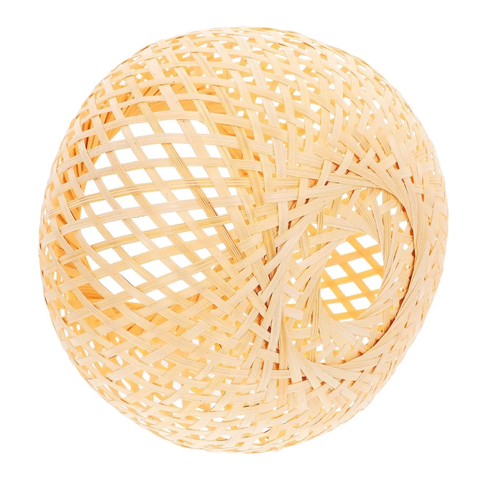 Weaving Lampshade H Made Rattan Light Cover Simple Lamp Shade Accessory Warm Atmosphere Decorative Diffuse Lighting