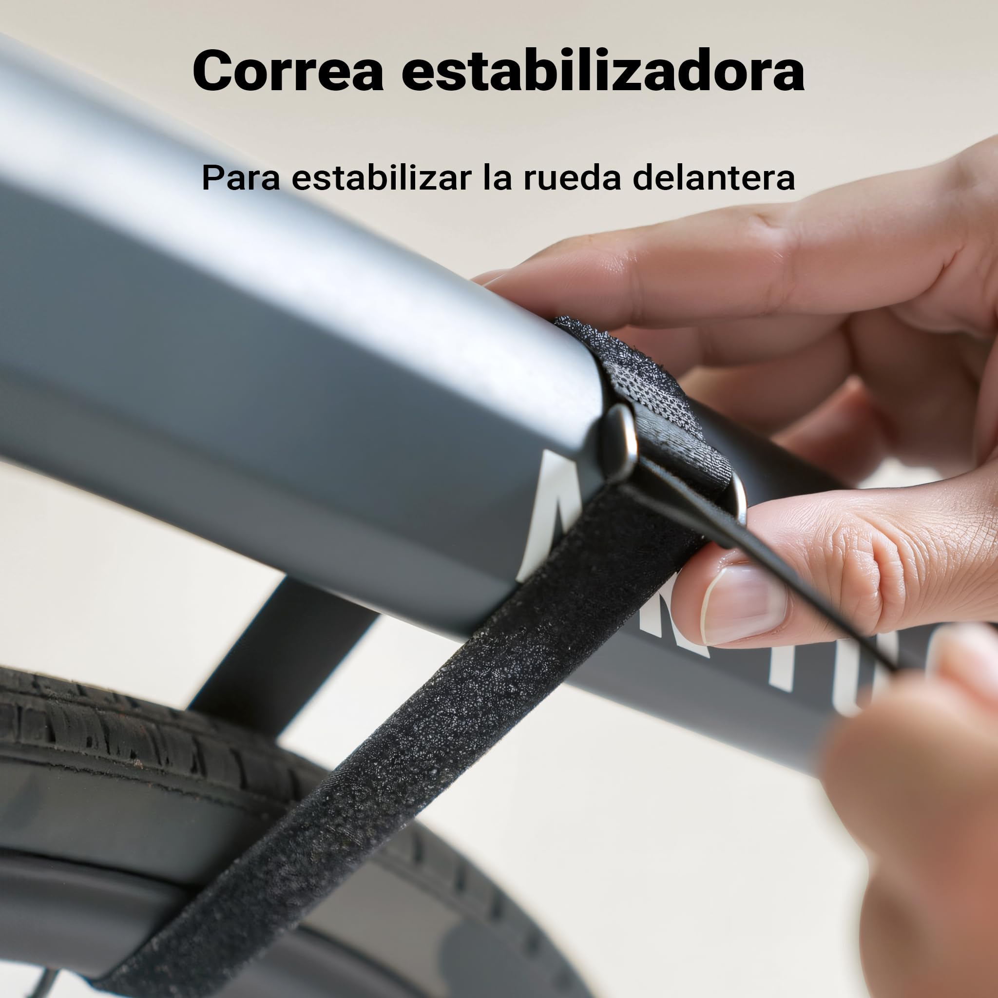 WilTec Soporte de Pared para Bicicleta 25,6 x 30 x 11,4 cm hasta 25 kg, Colgador Universal para Bicicleta, suspensión de Bicicleta Ø 55 mm Tubo Superior y 500 mm Ancho de Manillar