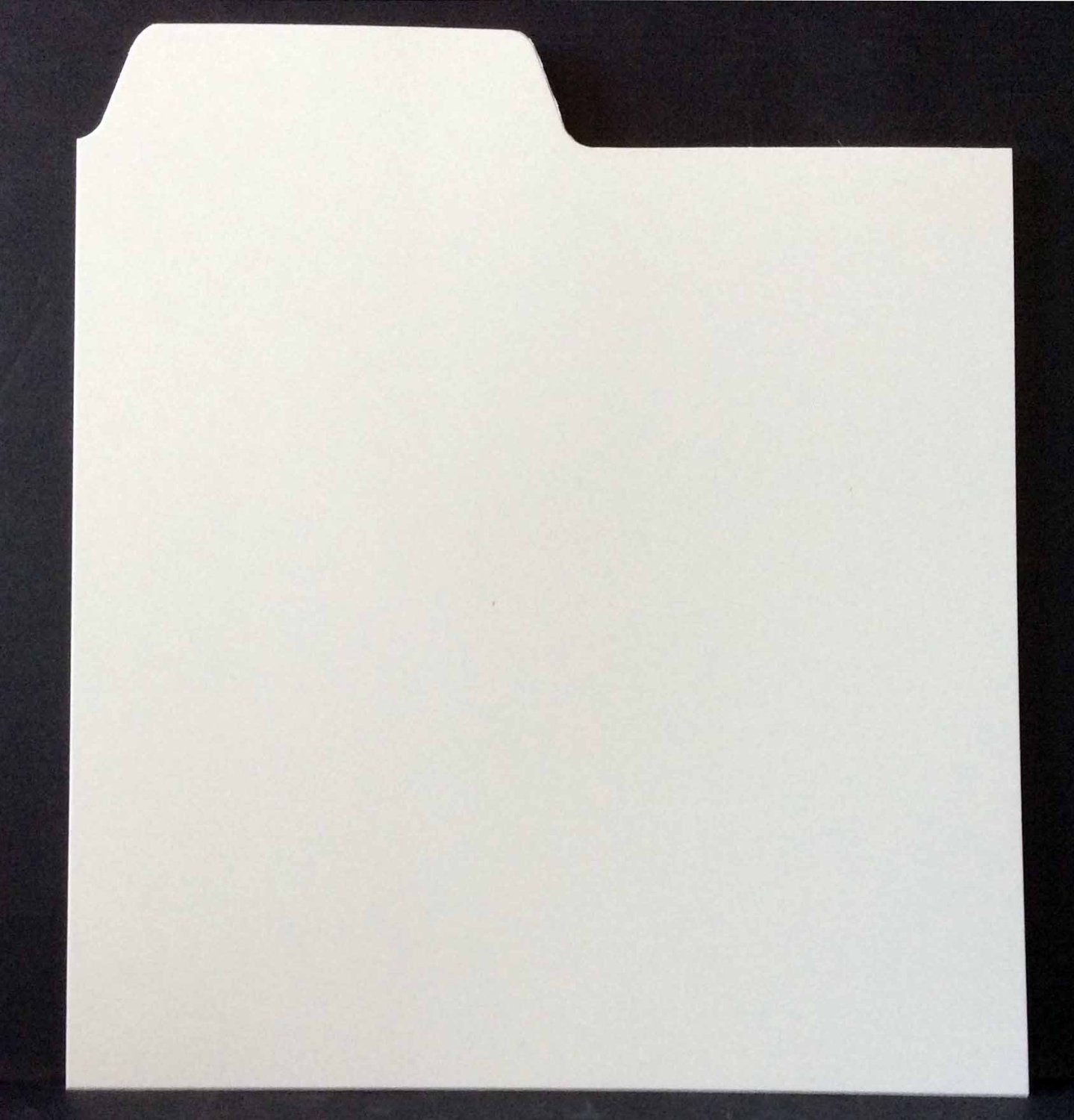 26 Divisori Separatori per LP 33 Giri, Materiale PVC Pregiato, Bianco, 31 cm x 31 cm + 4 cm Flap, Confezione da 26 Unità