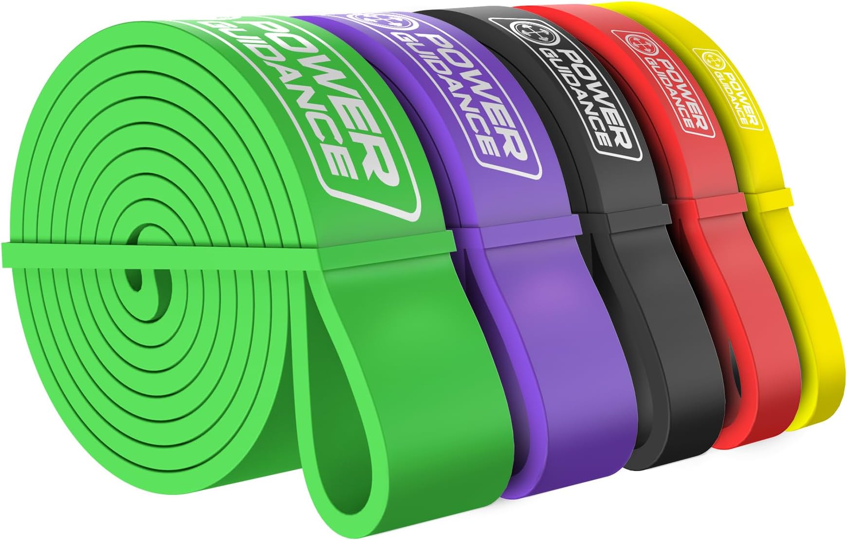 POWER GUIDANCE Resistance Bands, Pull Up Bands,Assistance Bands, Workout Band, Exercise Band, Resistance Band Set for Legs, Working Out, Muscle Training, Physical Therapy, Shape Body