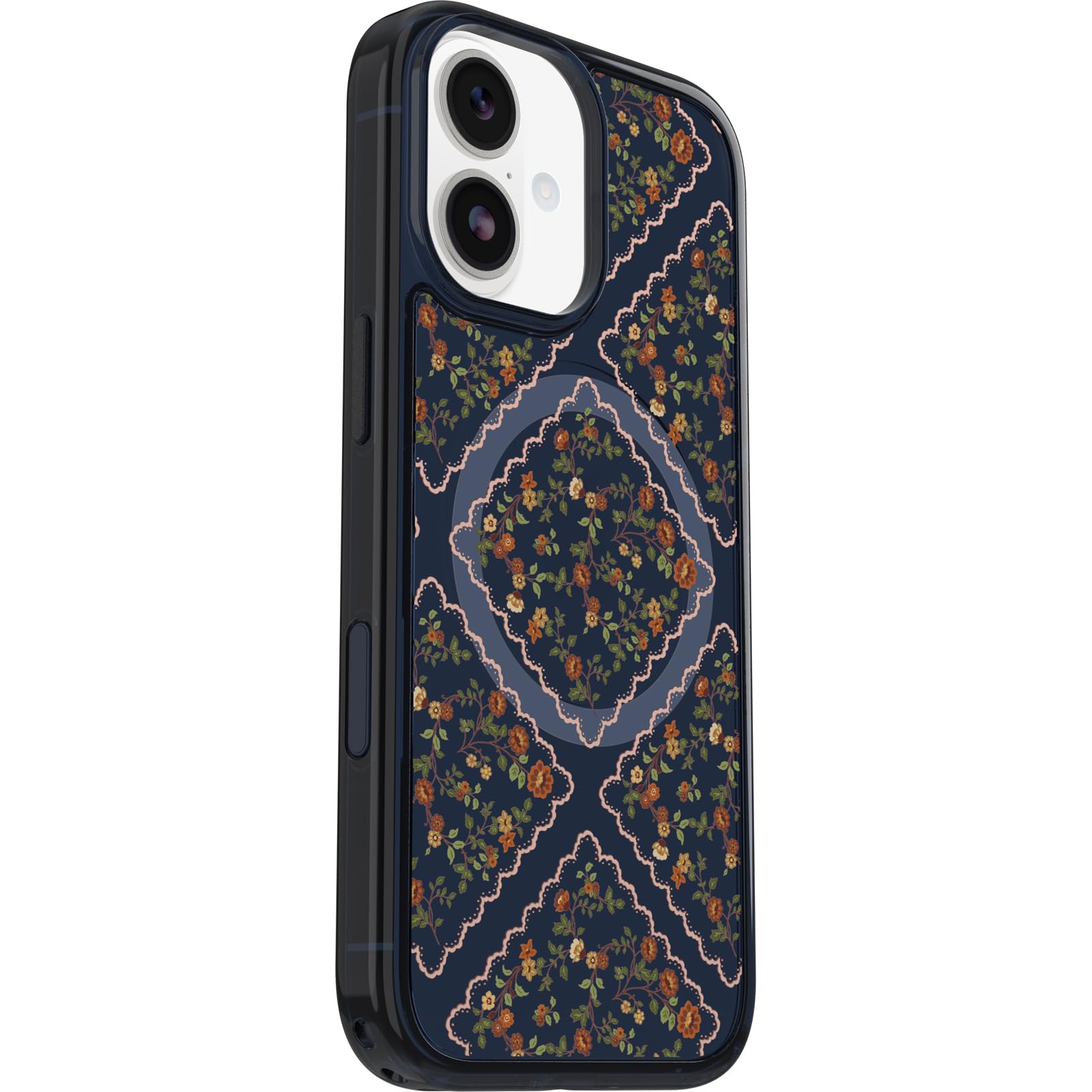 OtterBox Funda Transparente para iPhone 17 Symmetry Series - Romance Floral - Funda de Silicona Ultrafina y Elegante para iPhone