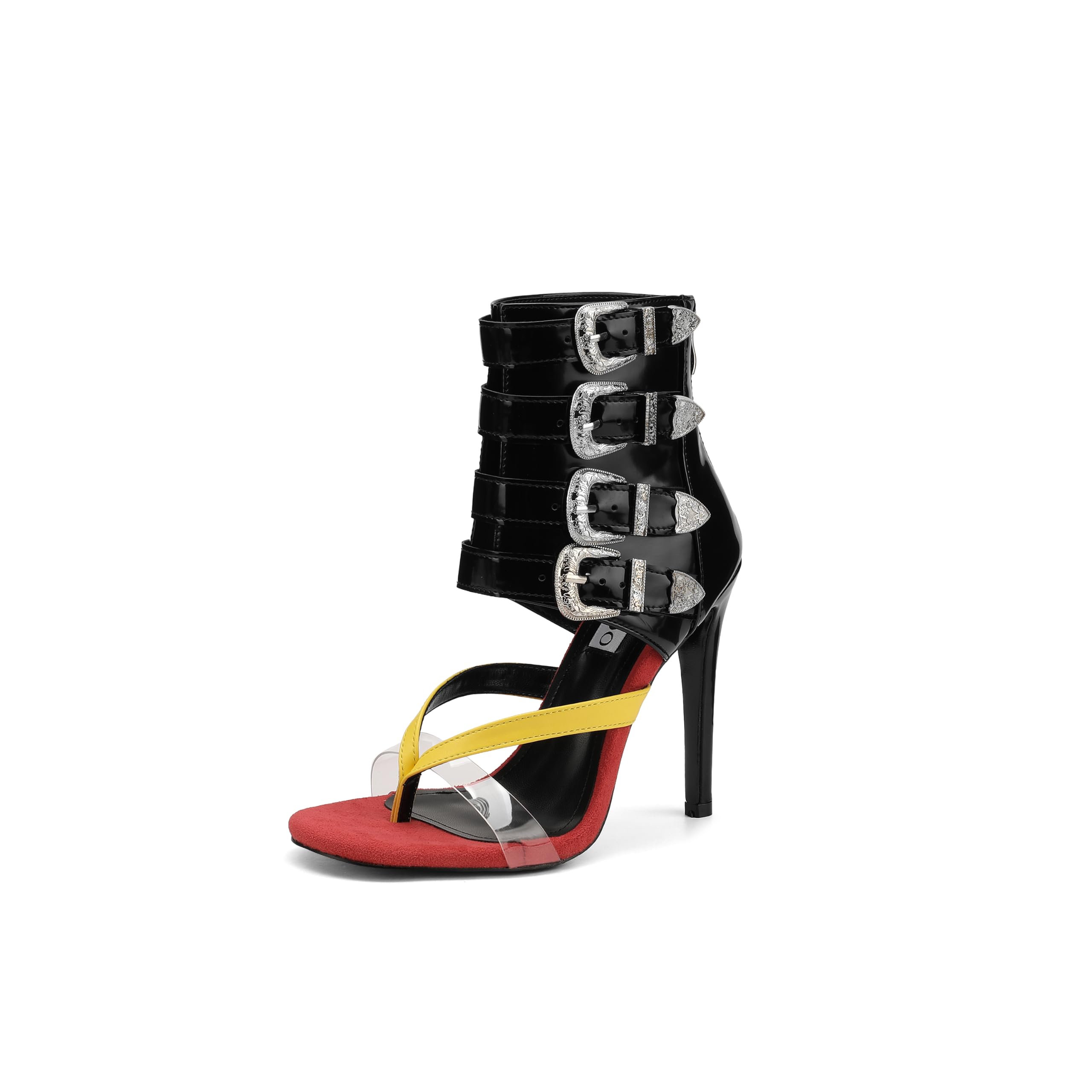 Women's Gladiator Thong Sandals Stiletto Heels