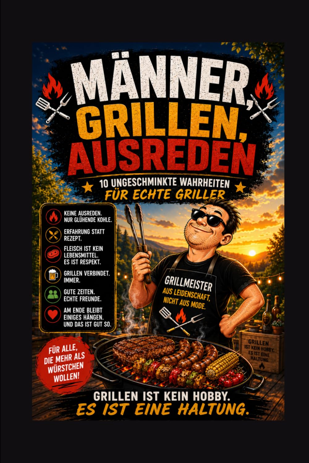 Männer, Grillen, Ausreden: Grillen ist kein Hobby - Grillen ist eine Haltung