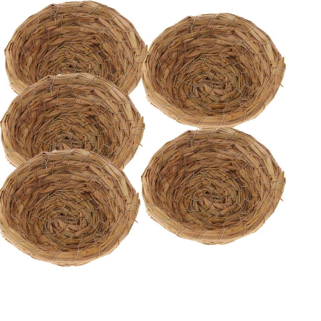 5pcs Woven Straw Bird Nest Cage Birdhouse/Bed House for Parrot Pigeon | Home & Garden | Yard, Garden & Outdoor Living | Bird & Wildlife Accessories | Birdhouses