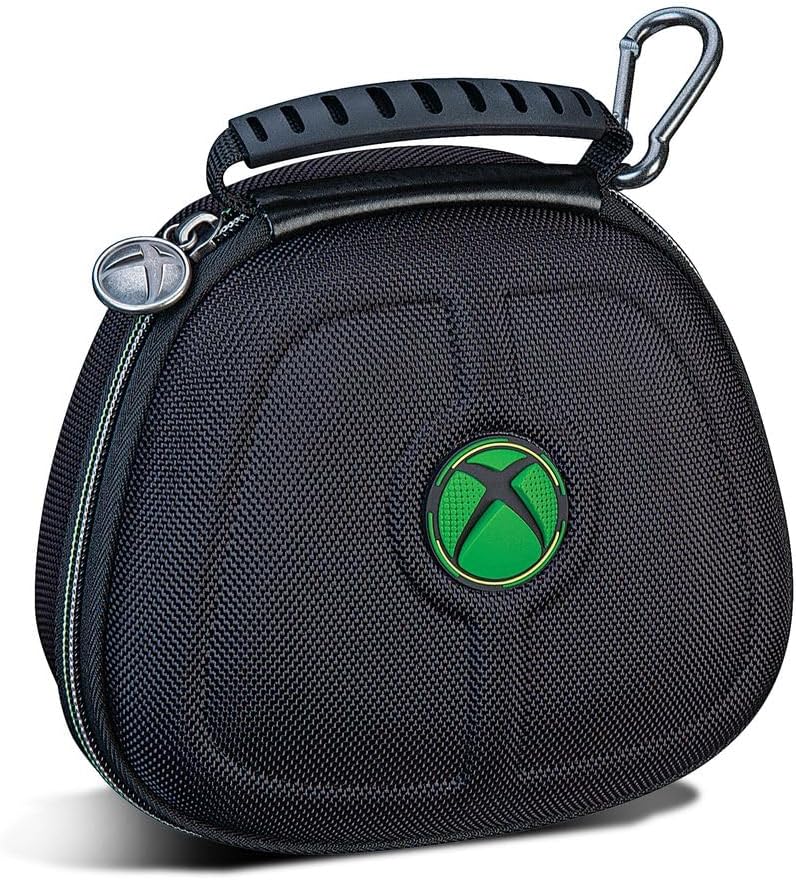 Tusuny Game Traveler Xbox System X/S Controller Case - Licensed and Tested by Xbox, Hard Shell Ballistic Nylon Case, Securely Holds Your System X/S Controller, Mesh Pocket Holds Charge Cable and Extra