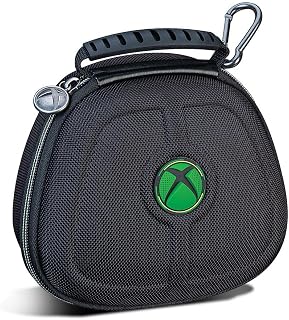 RDS - Game Traveler Xbox Series X|S Controller Case - Licensed and Tested by Xbox, Hard Shell Ballistic Nylon, Securely Holds Your System X|S Controller, Mesh Pocket Holds Charge Cables
