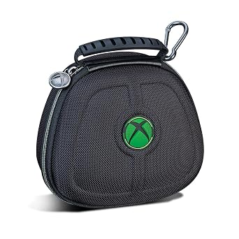 RDS - Game Traveler Xbox Series X|S Controller Case - Licensed and Tested by Xbox, Hard Shell Ballistic Nylon, Securely Holds Your System X|S Controller, Mesh Pocket Holds Charge Cables