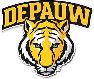 Desert Cactus DePauw University Sticker Tigers Vinyl Decal Laptop Water Bottle Car Scrapbook (IND 00014)