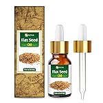 Flax Seed Oil 100% Natural Pure UNDILUTED Uncut Carrier Oil (0.5 fl oz)