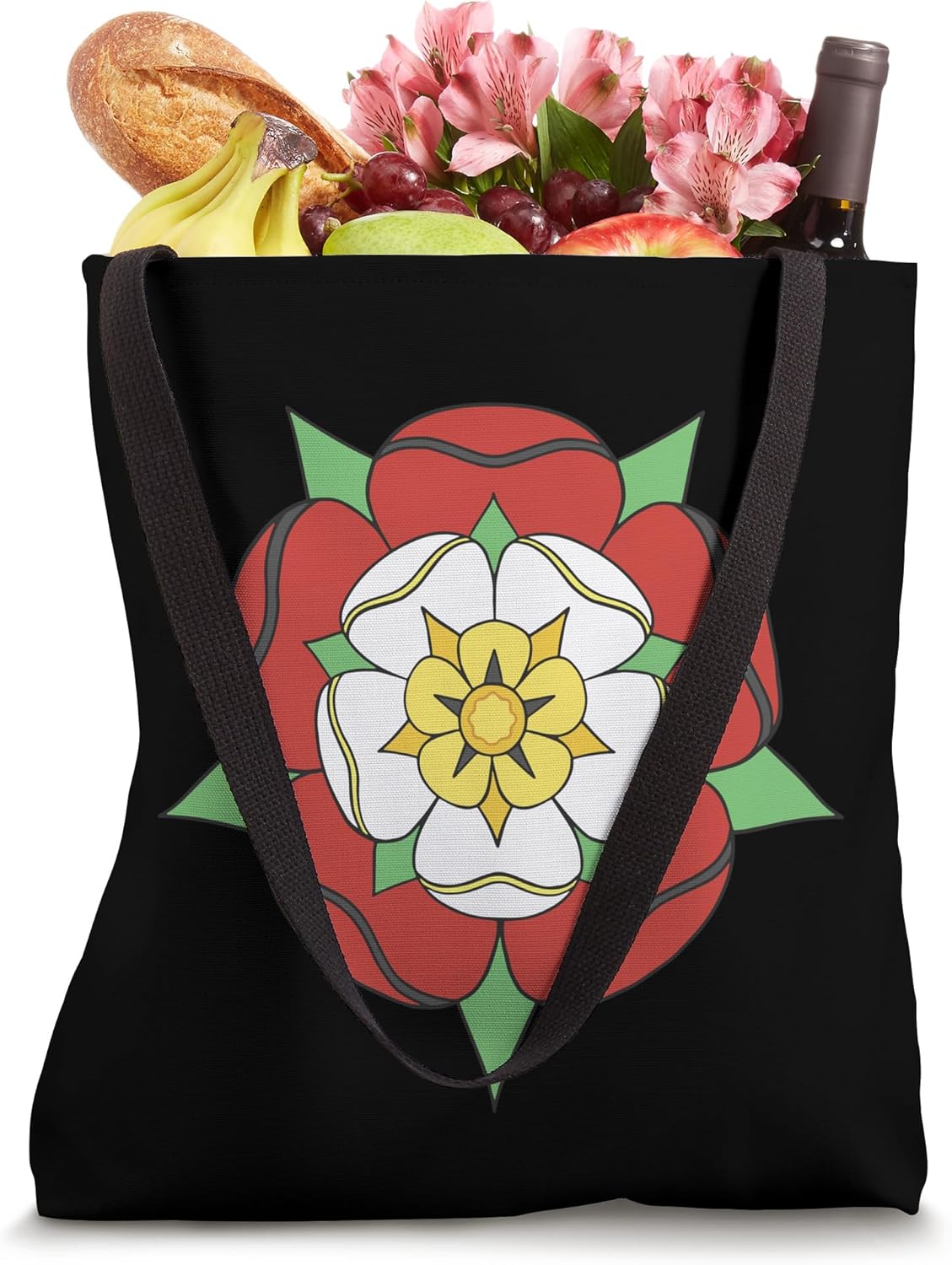 Tudor Rose England Tote Bag - Image 4