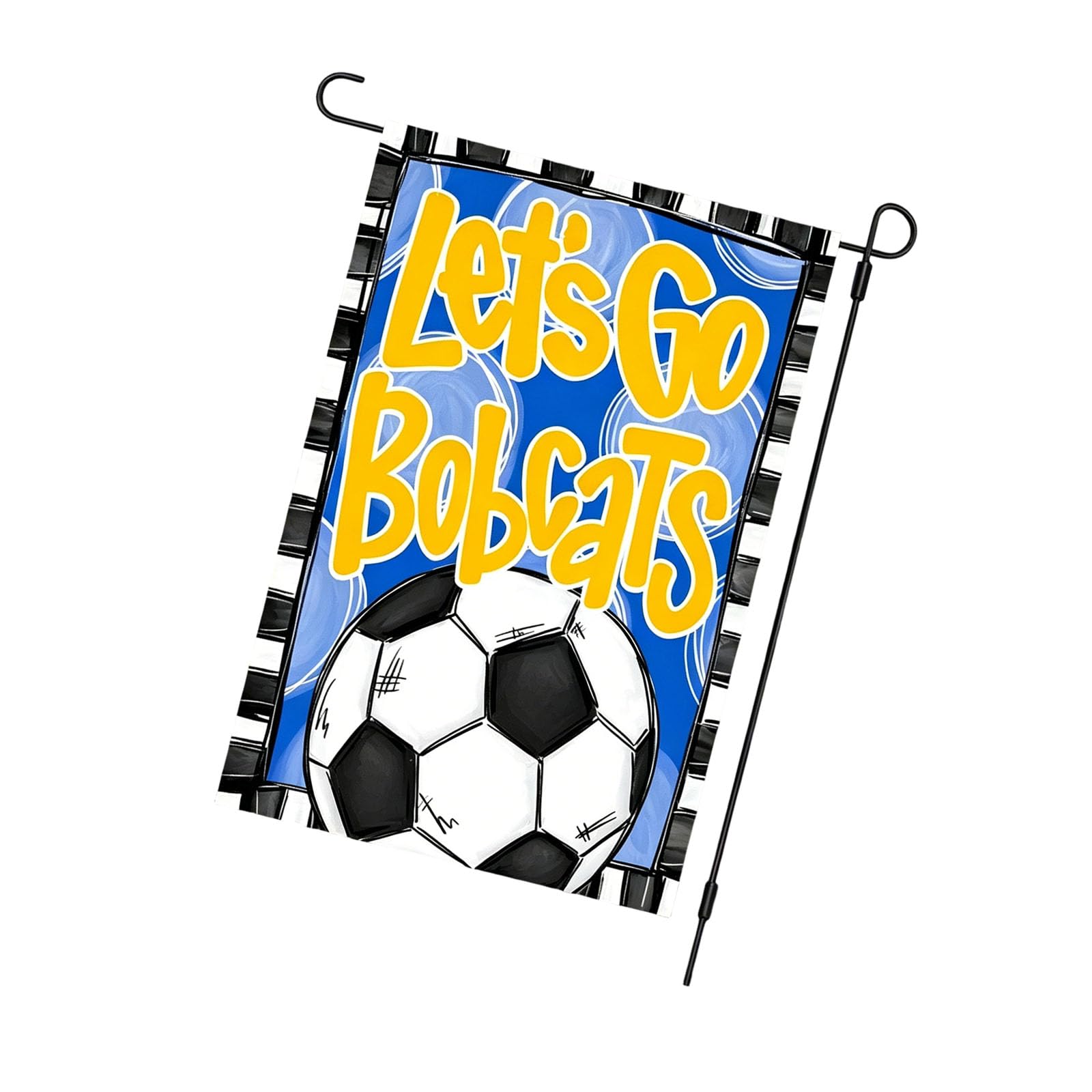 Whoasyst 2026 Soccer Celebration Flag Bright and Fade Resistant Polyester Ideal for Gatherings and Home Decor Agreement Symbol Flag