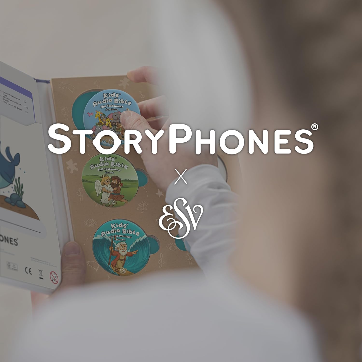 Old Testament StoryShield Collection for StoryPhones Headphones | 6 Screen-Free Audio Disks in Collaboration with Crossway - Includes HardBack Book, StoryPhones Headphones sold separately on Amazon