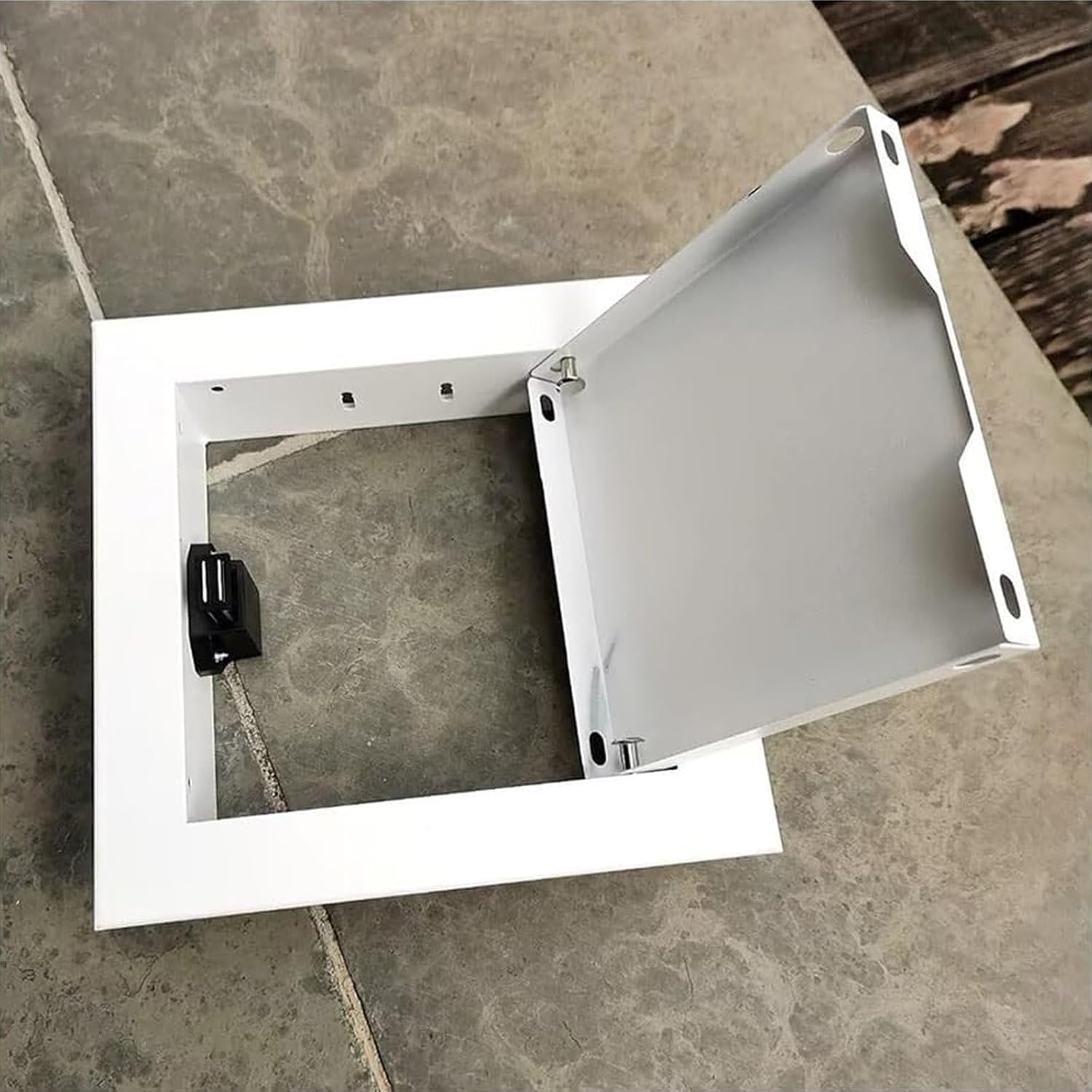 Metal Access Panel with Touch Latch Lock, Push to Open Access Panel for Electrical, Wall Celling, Click Open/Close Mechanism, for Easy Access and Repair(6x6in/15.2x15.2cm)