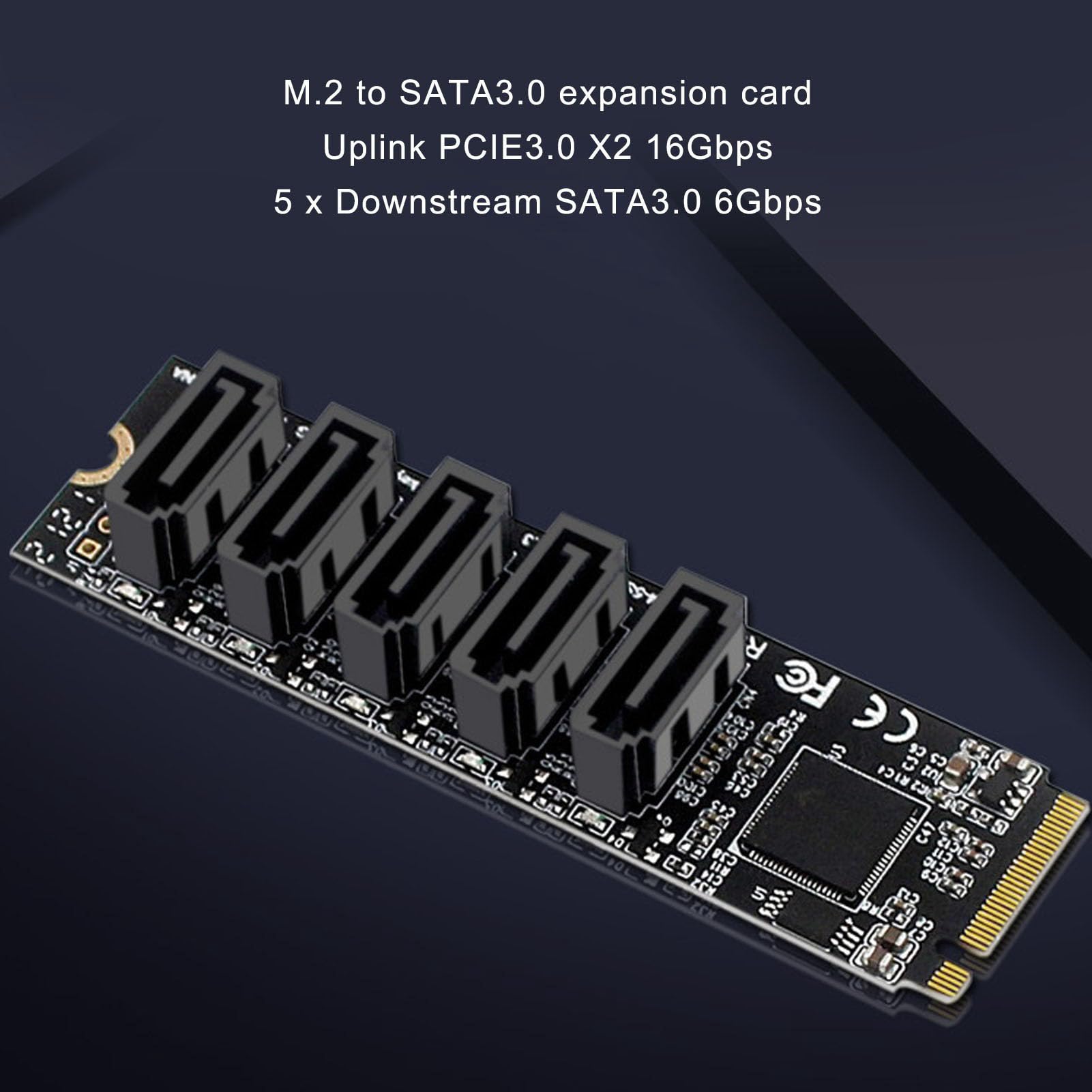 Karta Rozszerzeń PCIe X16, Karta Rozszerzająca JMB585 PCIe na 6G, Karta Rozszerzeń Kontrolera Hosta Dysków PCIe X16 4, Karta Adaptera PCIe NVME