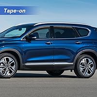 Vista 226 de Viseras de ventana in-Channel, protectores contra la lluvia para 2011-2023 Dodge Charger, visores de ventilación de ventana con deflectores