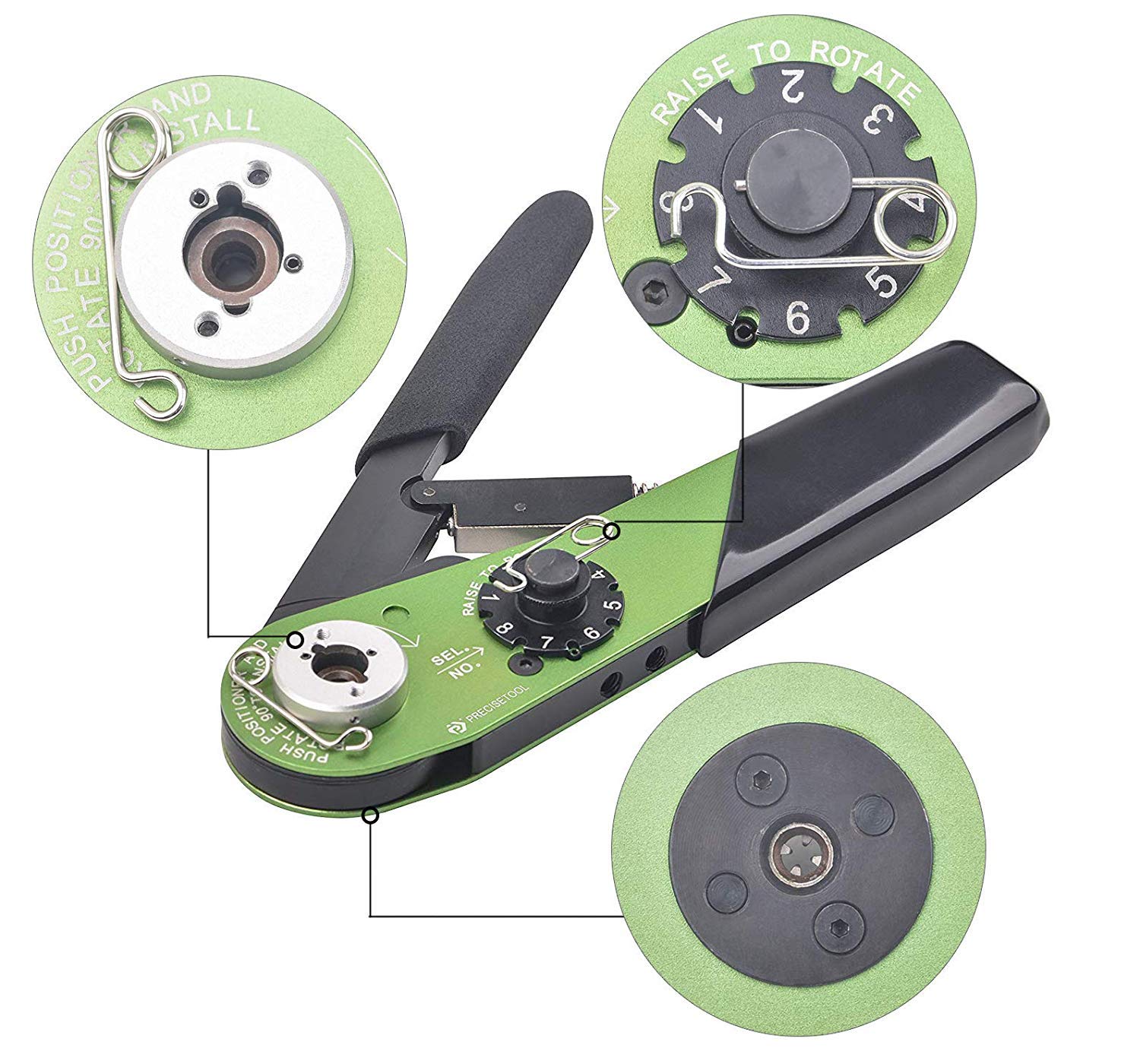 Amazon | Precisetool YJQ-W7A 圧着ペンチ MH860 M22520 / 7