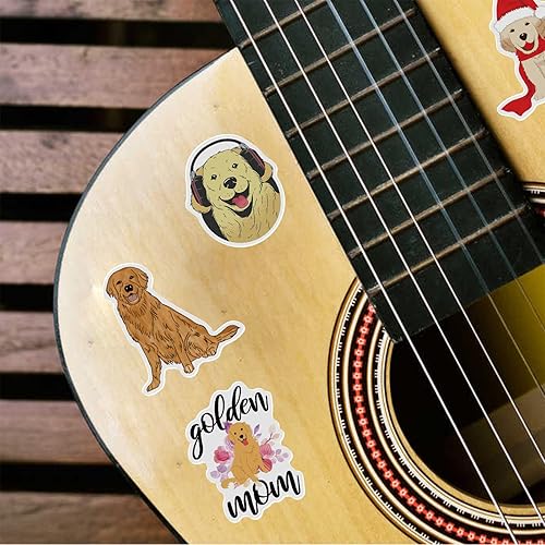 Miniatura 5 de 50 calcomanías de vinilo con diseño de perro de animales, suministros para fiestas, impermeables, decorativas, de dibujos animados, para