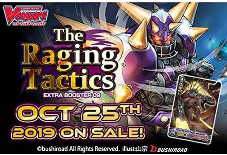 Cardfight Vanguard VGE-V-EB09-EN Raging Tactics Extra Booster Display (12 Count)