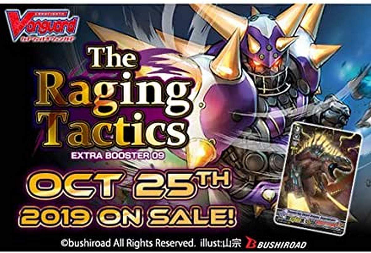 Bushiroad Cardfight Vanguard VGE-V-EB09-EN Raging Tactics Extra Booster Display (12 Count)