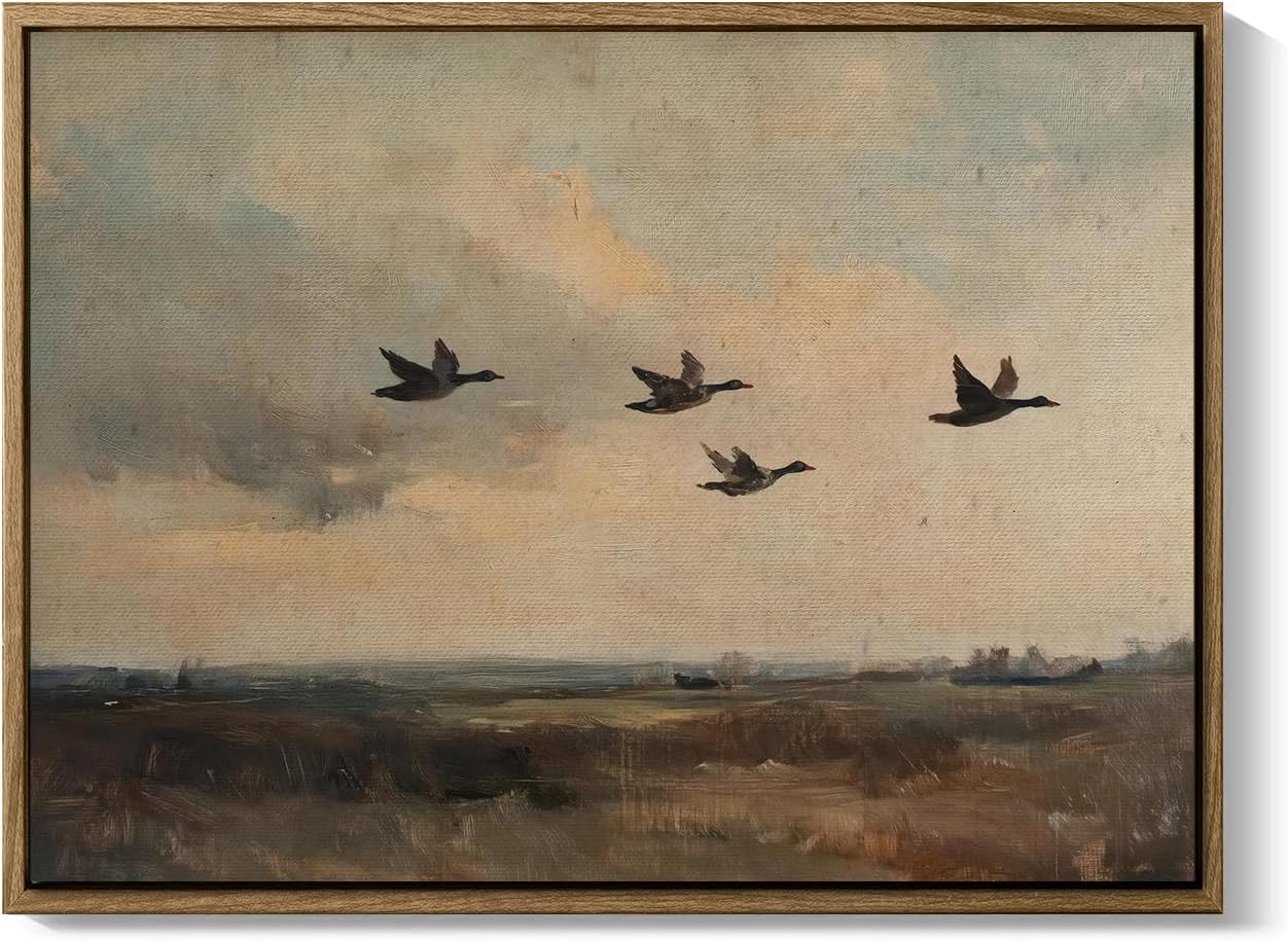 Framed Vintage Canvas Wall Art, Rustic Black Cat Lying on Window Pictures Wall Decor, Farmhouse Animal Canvas Prints for Living Room Bedroom Home Decor 24x32in