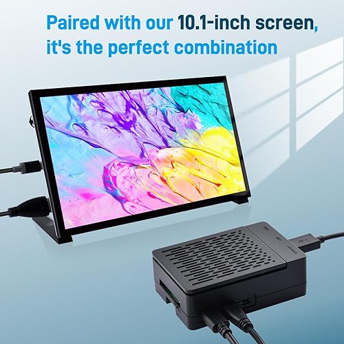 Miniatura 8 de GeeekPi Funda ABS con ventilador de refrigeración para Raspberry Pi 5, Pi 5 Caso con ventilador disipador de calor para Raspberry Pi 5 8GB 4GB