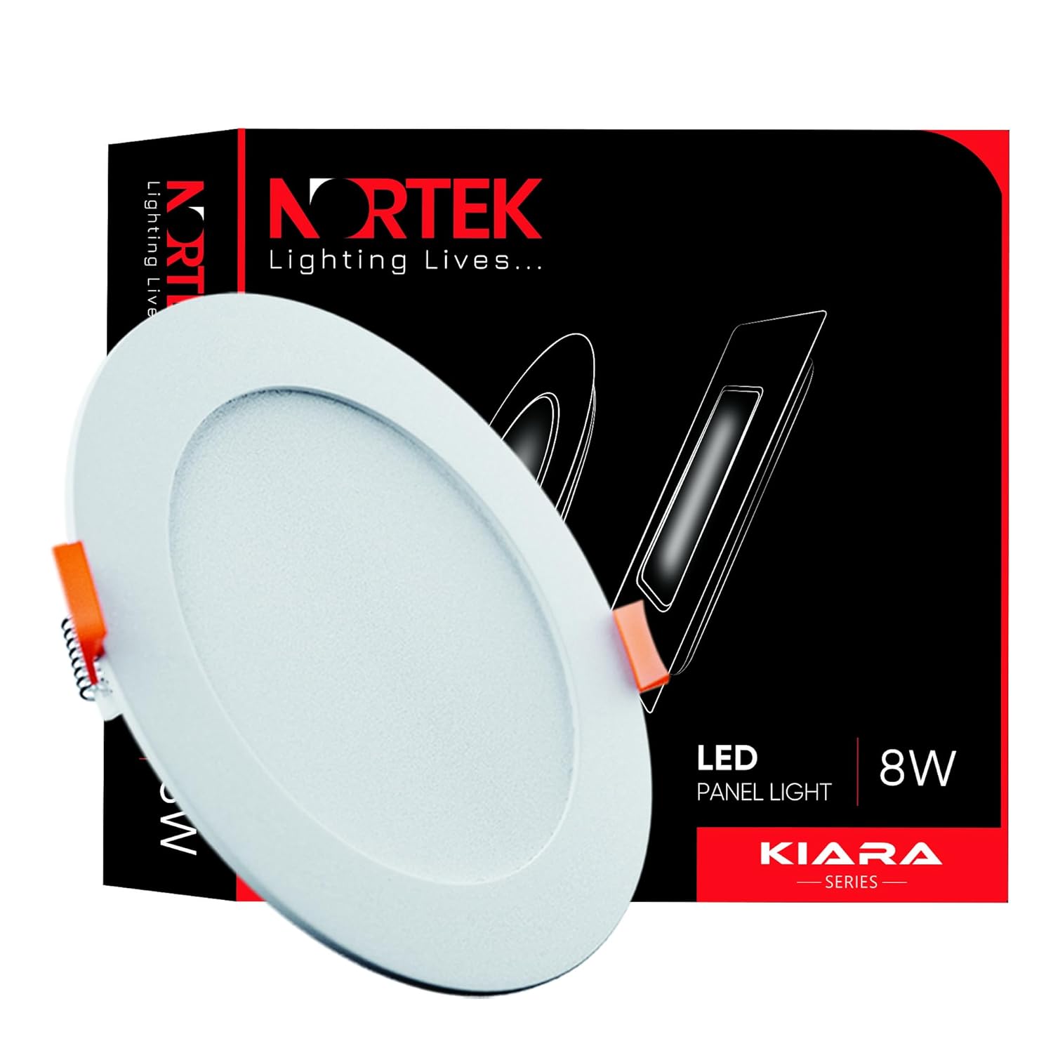 Buy Nortek Kiara 8 Watt Round Natural White Led Panel Ceiling Light for