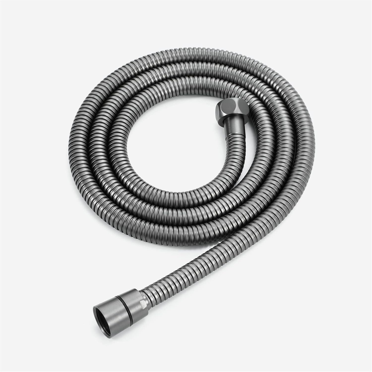 Cabezal De Ducha De Mano De Alta Presión con Barra Deslizante Y Manguera Ajustables, Kit De Ducha De Montaje En Pared De Acero Inoxidable, Diseño Moderno En Negro Gun Gray