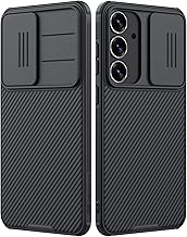 Nillkin Case for Samsung Galaxy S25 Plus 5G, with Camera Slider Protection, Slim Shockproof- Black