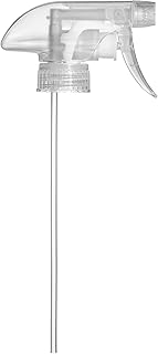 Sally's Organics Clear Spray Nozzle - Replacement Trigger Sprayer for 16oz Glass Spray Bottles - Adjustable Mist & Stream ...