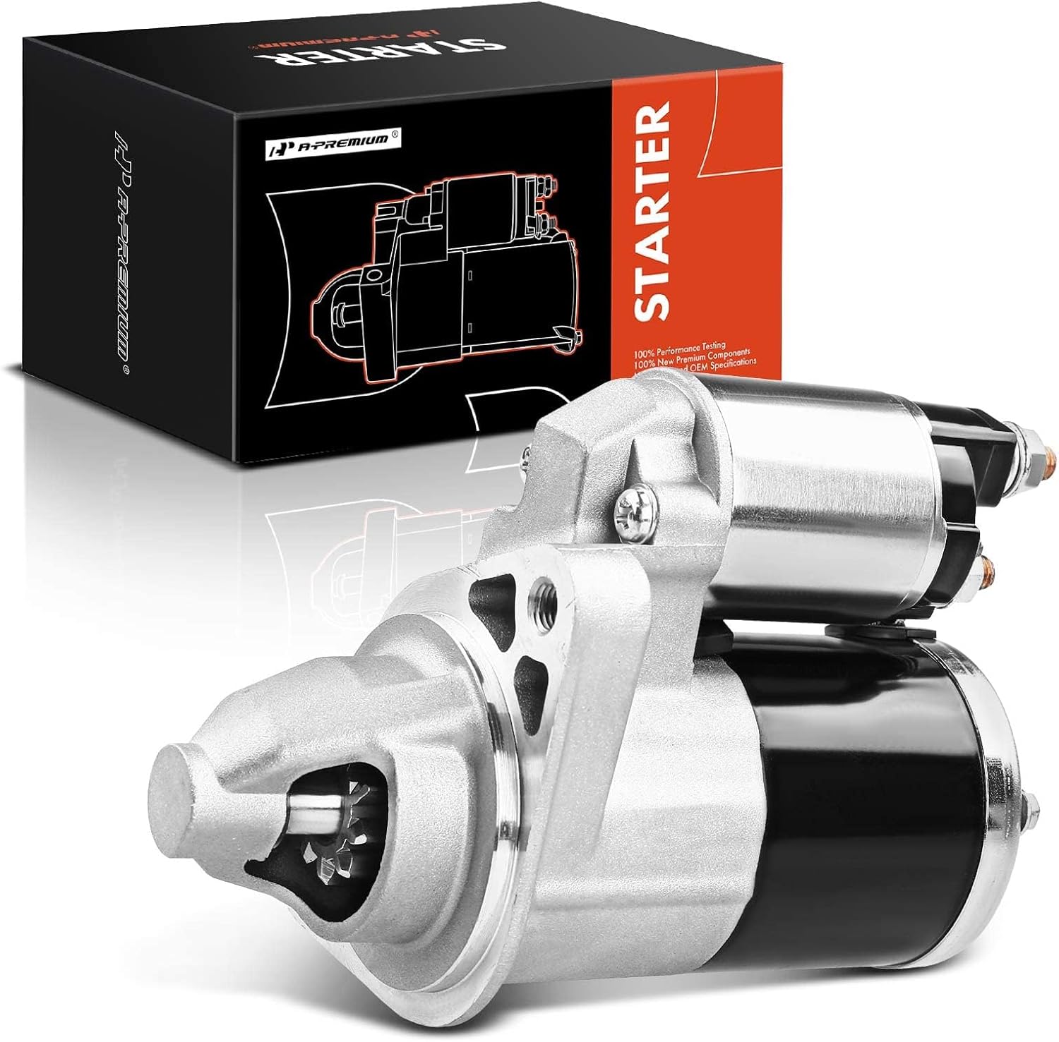 A-Premium Starter Motor Compatible with Lexus GS300 2006 3.0L, GS350 07-15 3.5L, IS250 06-15 2.5L, IS300 IS350 RC300 16-18 3.5L, RC350 15-18 3.5L, 12V 1.6KW 10 Teeth Clockwise, Replace# 28100-31070