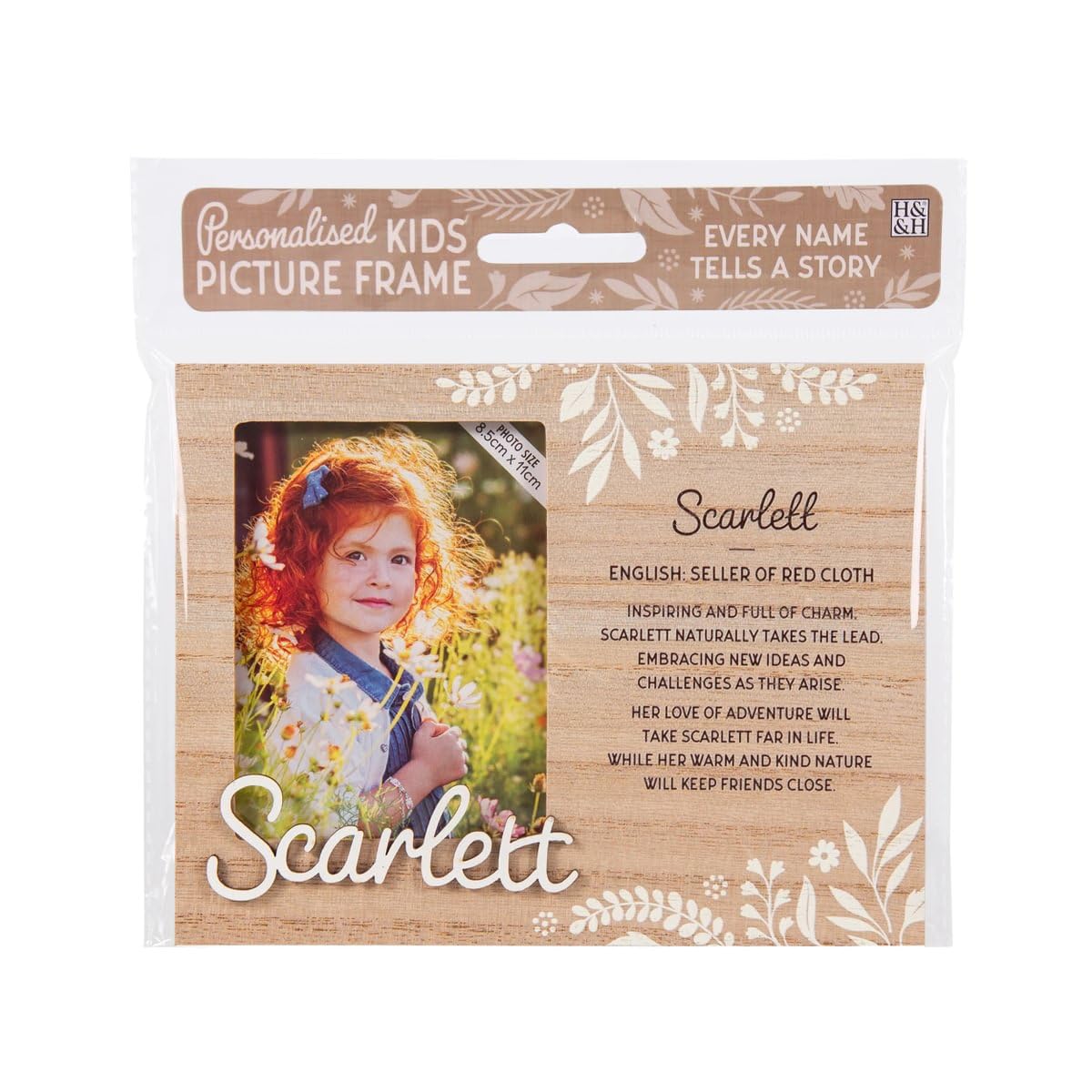 History & Heraldry Dark/Light Named Photo Frames (Scarlett)