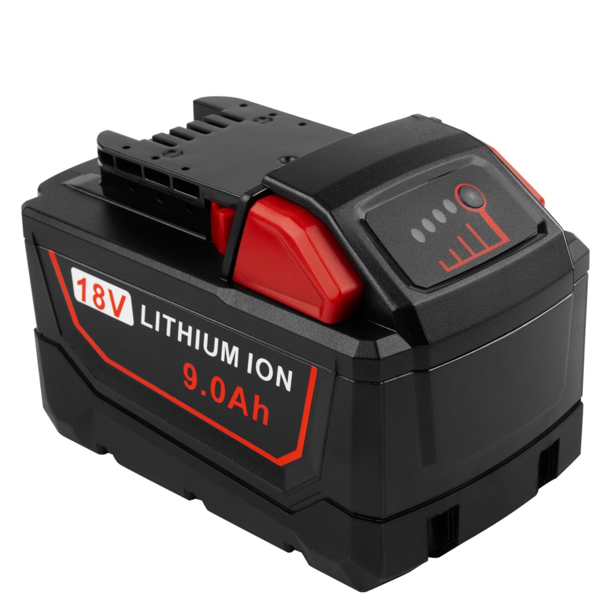 Cukect 9Ah 18V Replacement for Milwaukee Mk18 Battery Compatible with 48-11-1850 48-11-1860 48-11-1845 48-11-1828 Cordless Power Tools Lithium Battery